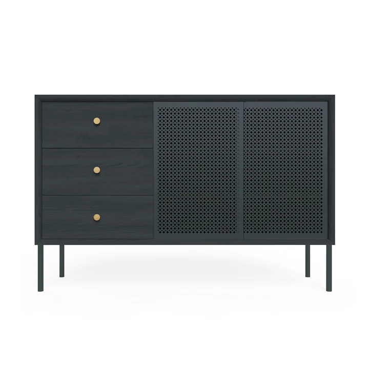 Gabin dressoir hoog met laden van Hartô in antracietgrijs (RAL 7016)