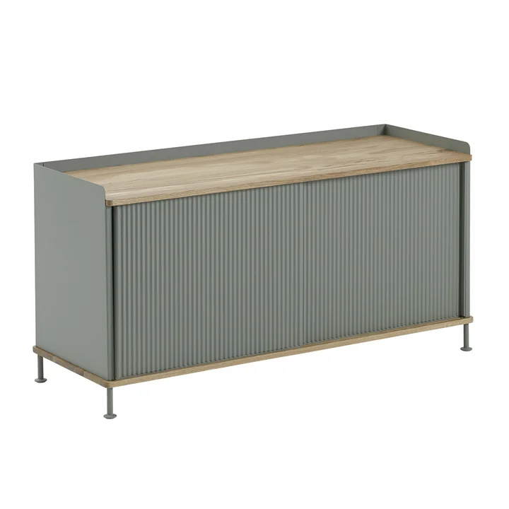 Enfold Sideboard van Muuto in Eik / Dusty Green