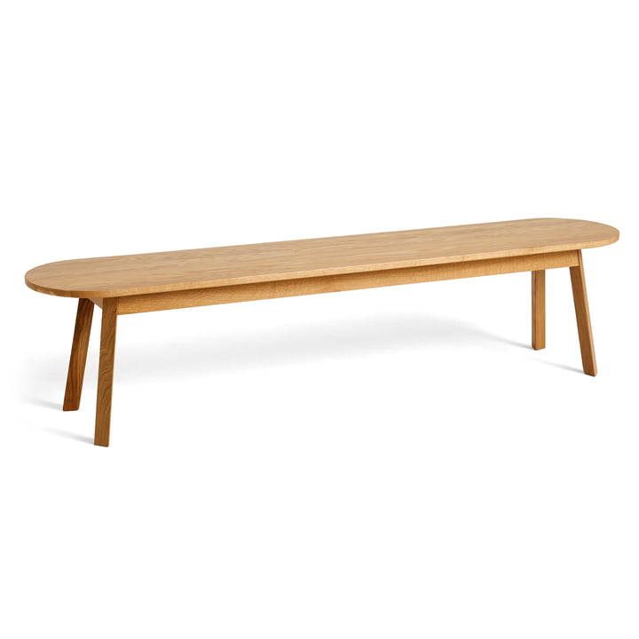 Triangle Leg Bench L 200 van Hay in geolied eikenhout