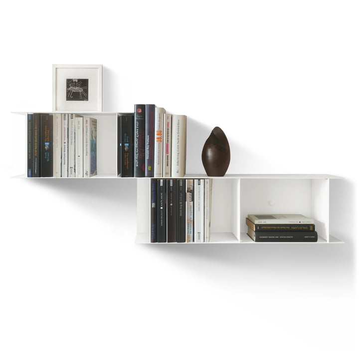 De vonbox - Blurry Wall Shelf, wit (RAL 9016)