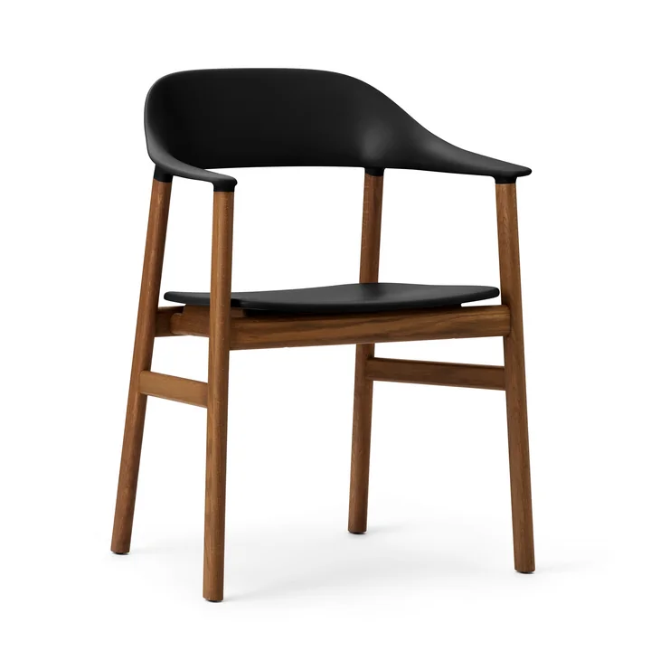 Normann Copenhagen - Herit Fauteuil, gerookt eiken / zwart