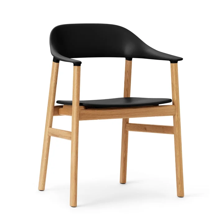 Normann Copenhagen - Herit Fauteuil, eiken / zwart