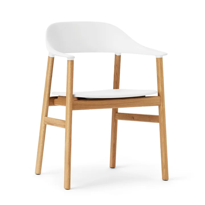 Normann Copenhagen - Herit Fauteuil, eiken / wit