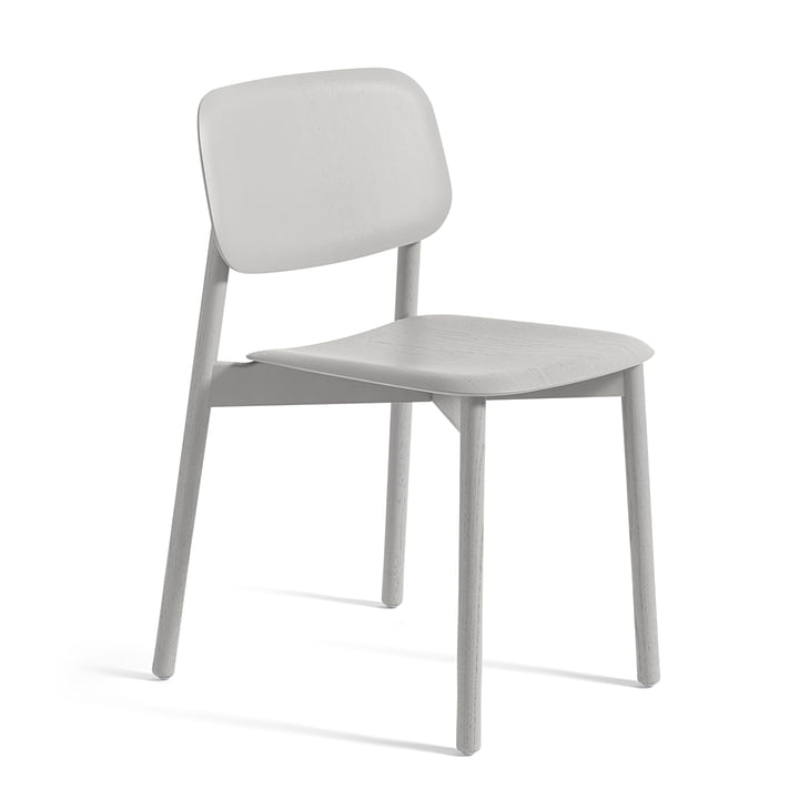 Hooi - Soft Edge 12 stoel, zacht grijs gebeitst eikenhout