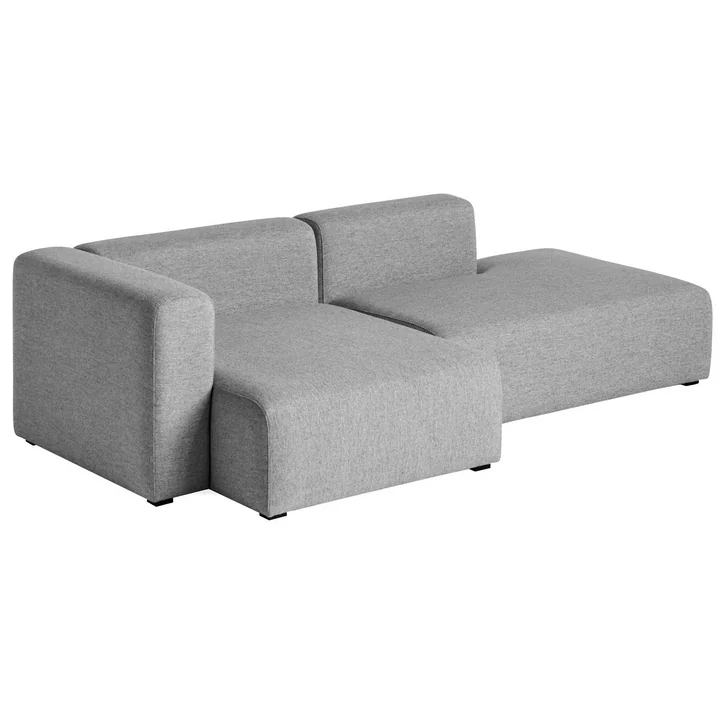 HAY - Mags Sofa 2,5 zits, combinatie 3, armsteun links / grijs ( Hallingdal 116)