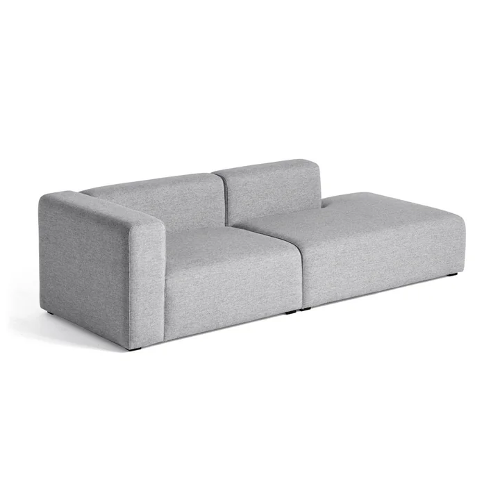 HAY - Mags Sofa 2,5 zits, combinatie 2, armsteun links / lichtgrijs ( Hallingdal 130)