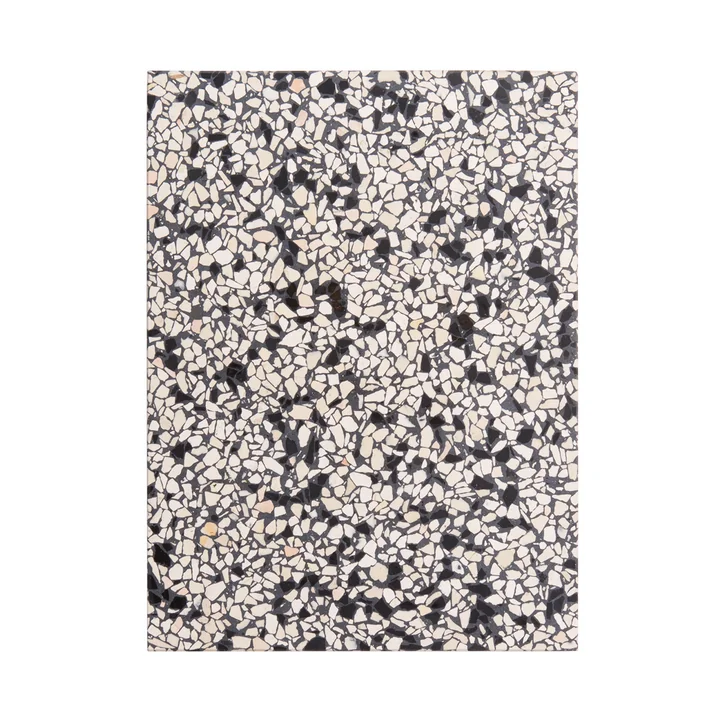 De OK Design - Confetti snij- en serveerplank Large, zwart & ivoor