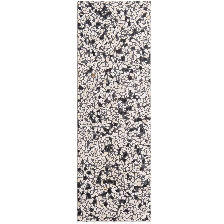 De OK Design - Confetti snij- en serveerplank Lang, zwart & ivoor