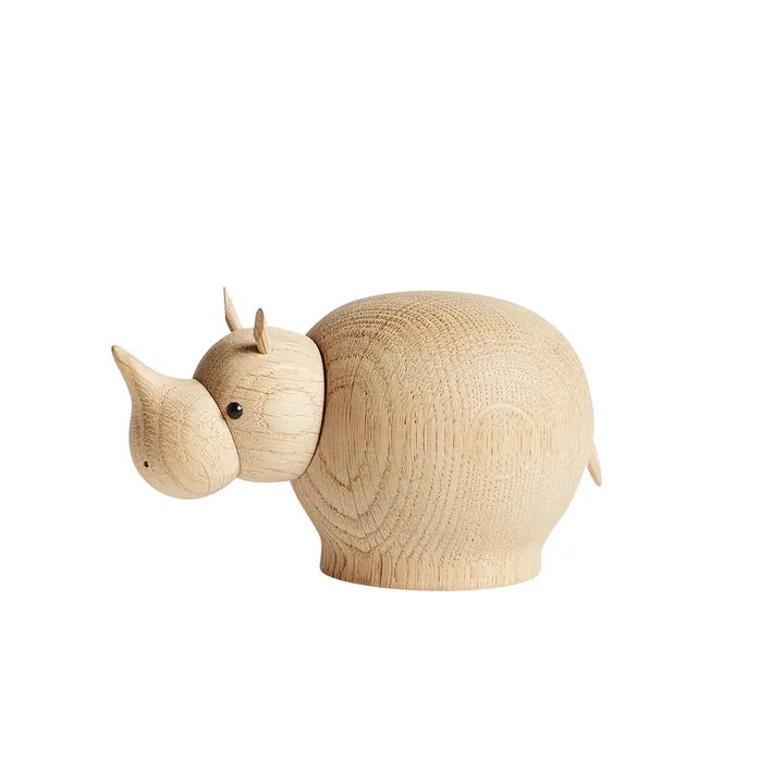 Woud - Rina Rhino, eiken mat gelakt / klein