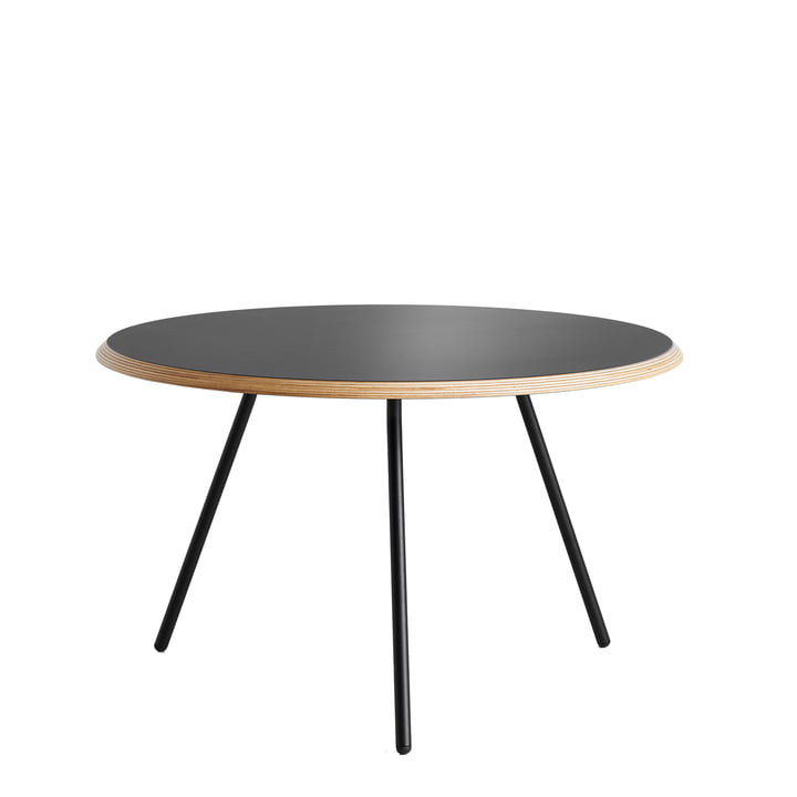 Woud - Soround Bijzettafel H 39,5 cm / Ø 60 cm, zwart laminaat (Fenix)