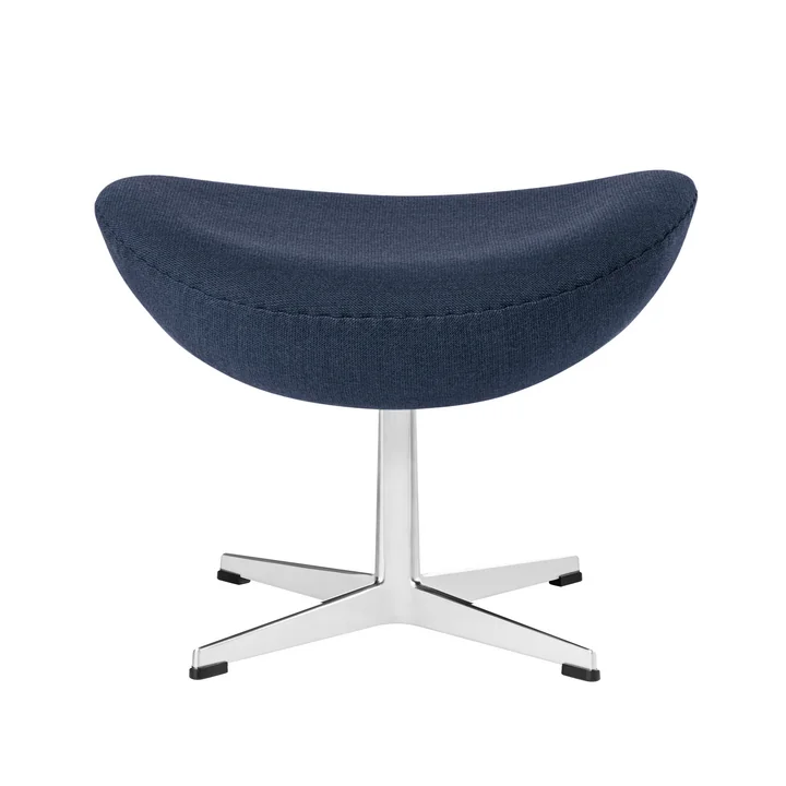 Egg Poef van Fritz Hansen in blauw (FH 6001)
