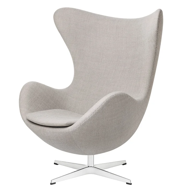 Egg Chair van Fritz Hansen in lichtgrijs (Capture 4101)