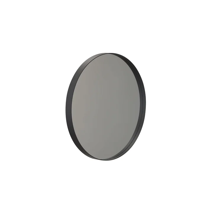 Ronde Unu wandspiegel 4134, Ø 40 cm in zwart van Frost
