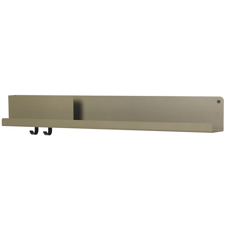 Muuto Opgevouwen planken 96 x 13 cm uit in olijfgroen