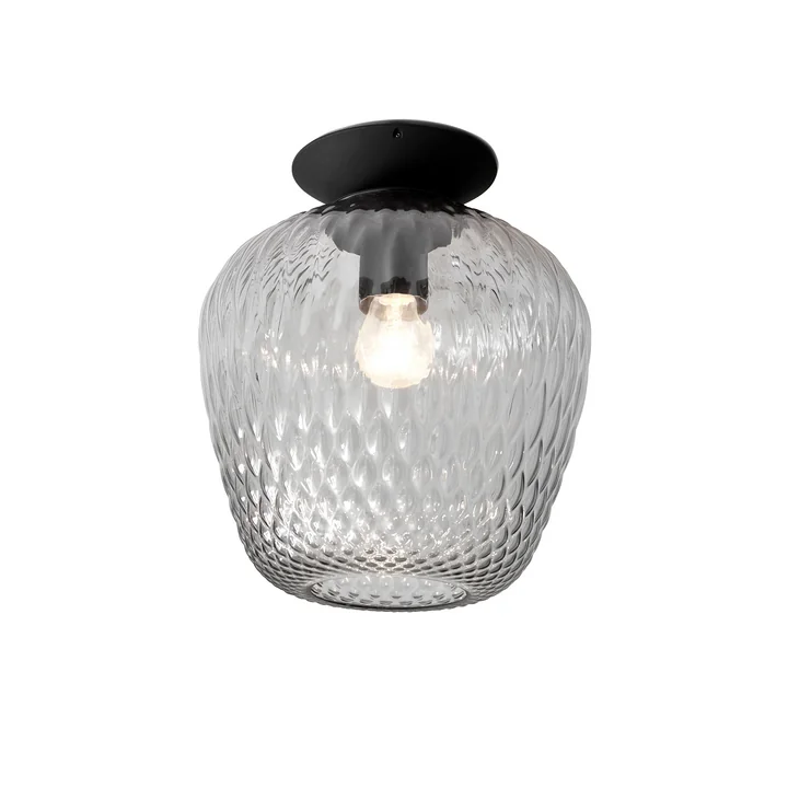 Blown SW5 plafondlamp van & tradition - Ø 28 x H 34 cm, zilver/zwart
