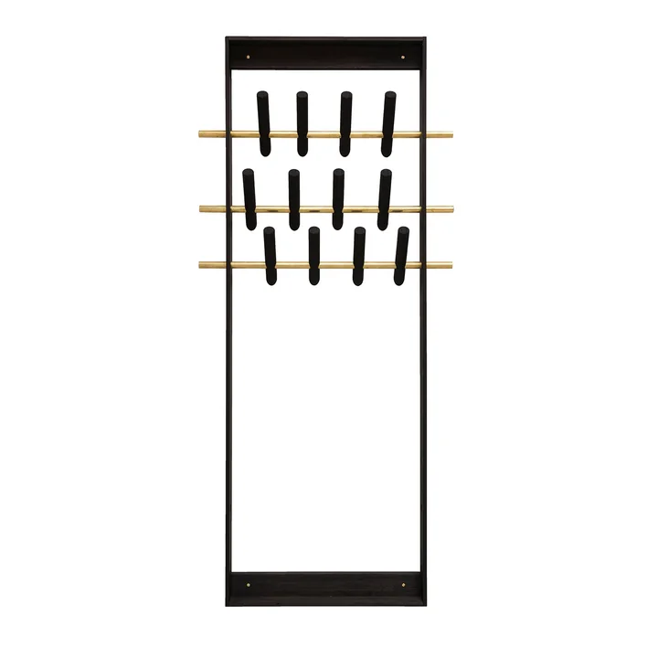 Coat Frame van We Do Wood donker eikenhout / messing