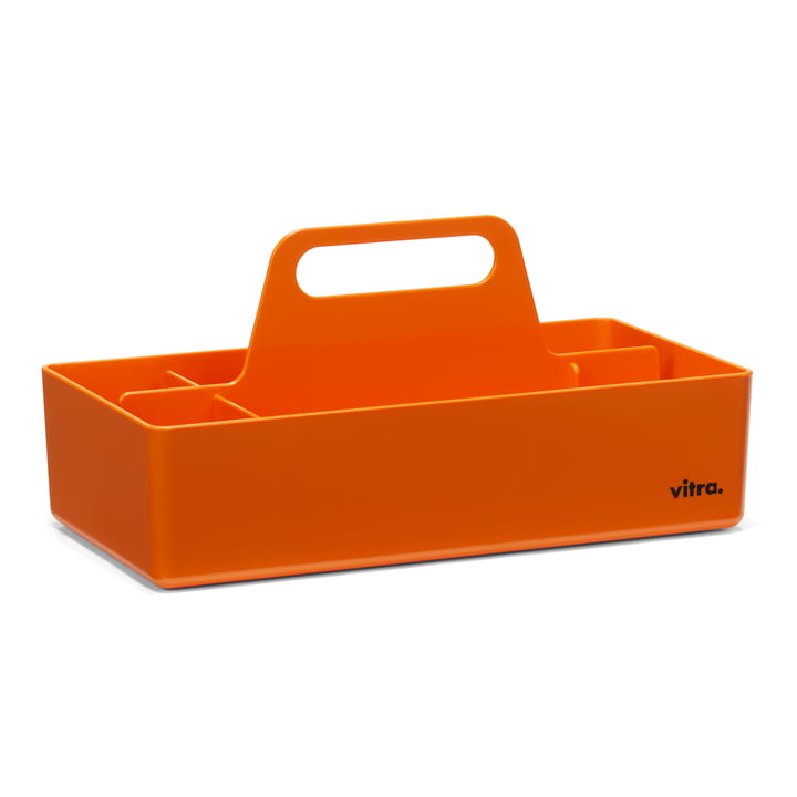 Storage Toolbox van Vitra in mandarijn