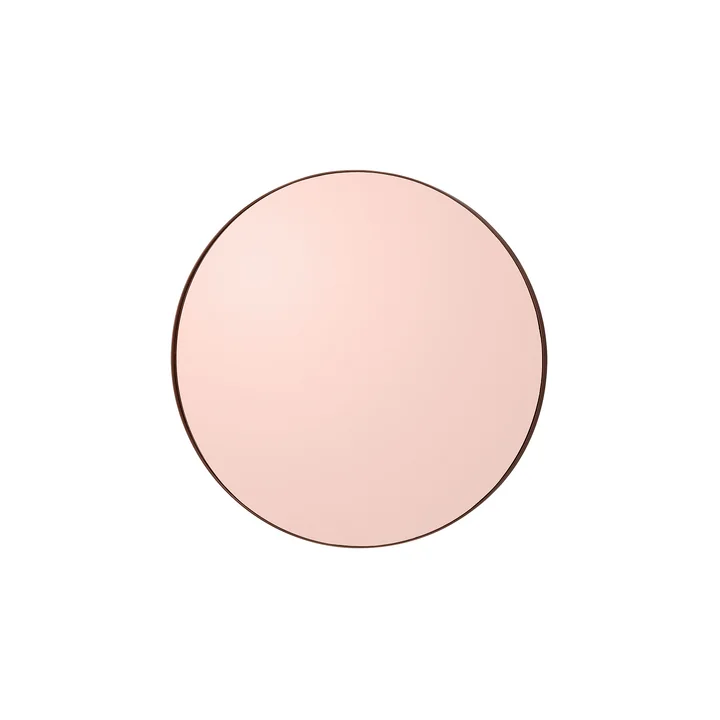 Circum Wandspiegel klein, Ø 70 cm in roos by AYTM