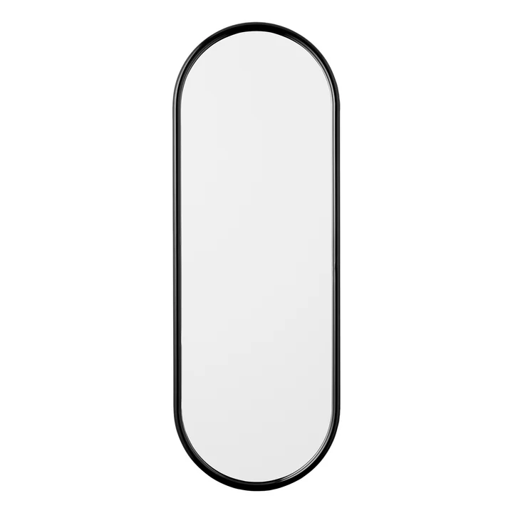 Angui Wandspiegel groot, 39 x 108 cm in antraciet by AYTM