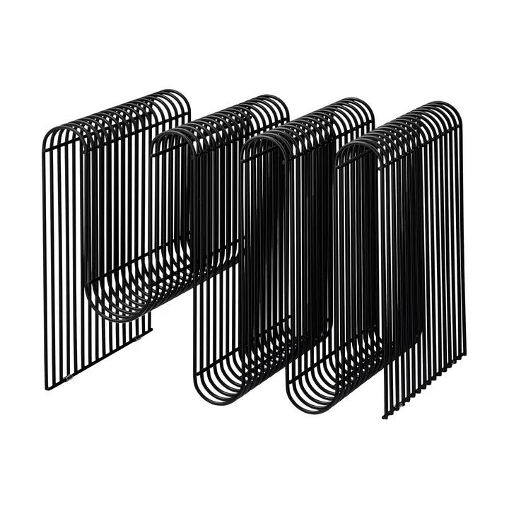 Curva Tijdschriftenhouder van zwart van AYTM