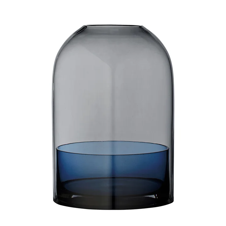 Tota Lantaren, Ø 16,2 x H 23 cm in zwart / marine door AYTM