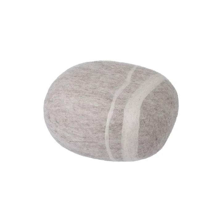 Kussen Pebble Béla M in lichtbeige van myfelt