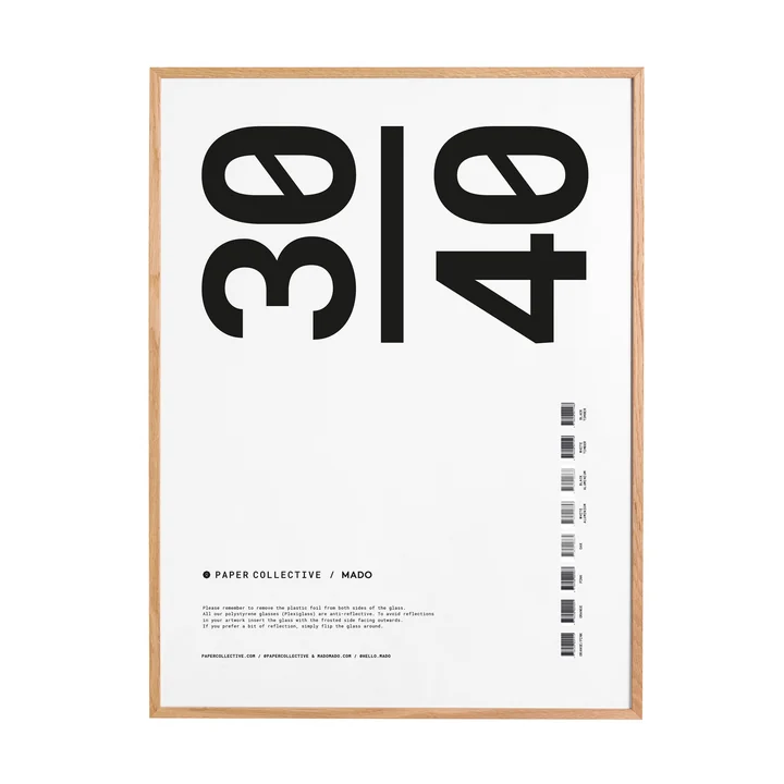 Paper Collective Fotolijst 30 x 40 cm van eikenhout