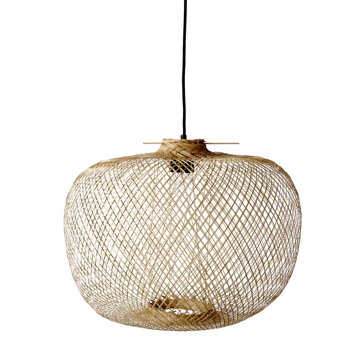 Bamboe hanglamp van Bloomingville, Ø 42 x H 30 cm