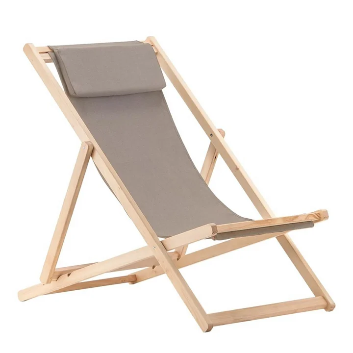 Relax Ligstoel, robinia in taupe van Fiam
