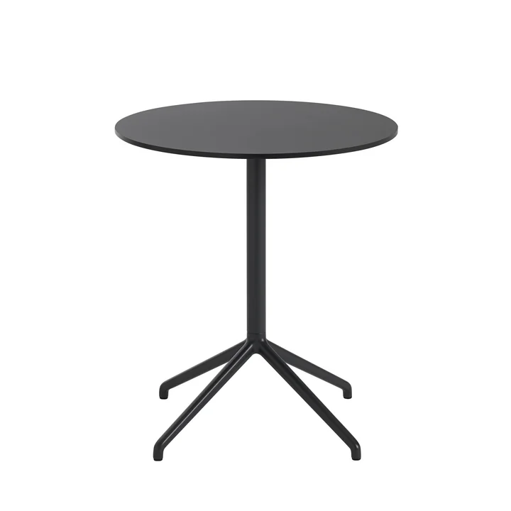 Cafétafel, Ø 65 x H 73 cm in zwart van Muuto