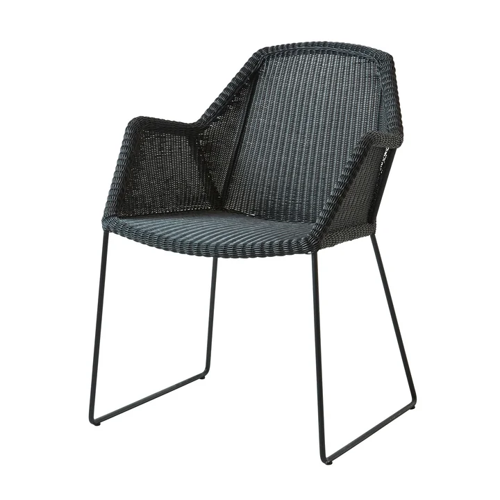 Breeze Fauteuil (5467) van Cane-line in zwart