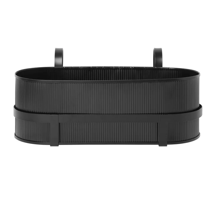 Bau Balcony Box van Ferm Living in het zwart