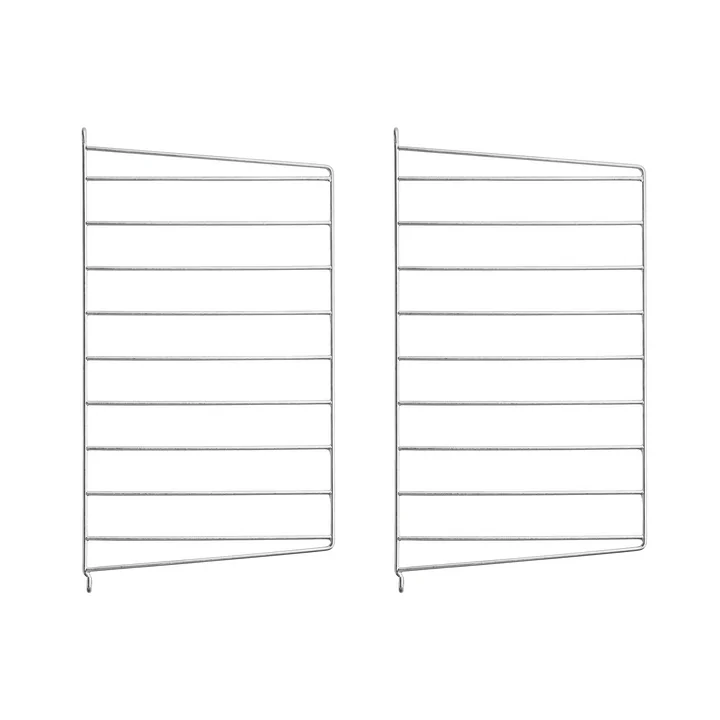 Muurladder voor String plank 50 x 30 cm (set van 2) van String in gegalvaniseerd