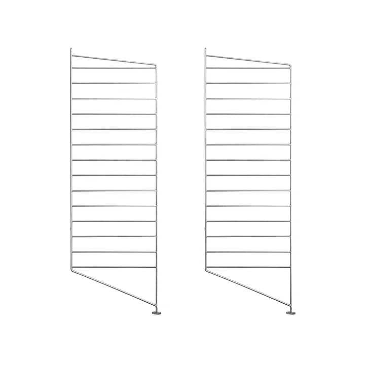 Ladder onderaan voor String rekken 85 x 30 cm (set van 2) van String in gegalvaniseerd