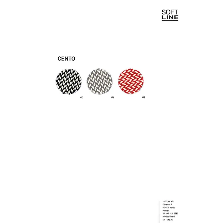 Stofkaart Cento van Softline 