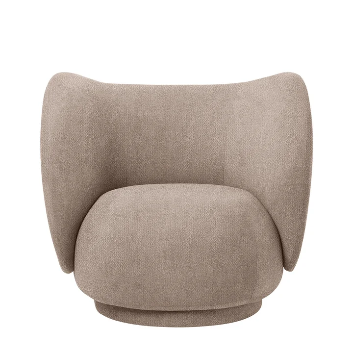 Rico Lounge Chair Bouclé zand van Ferm Living
