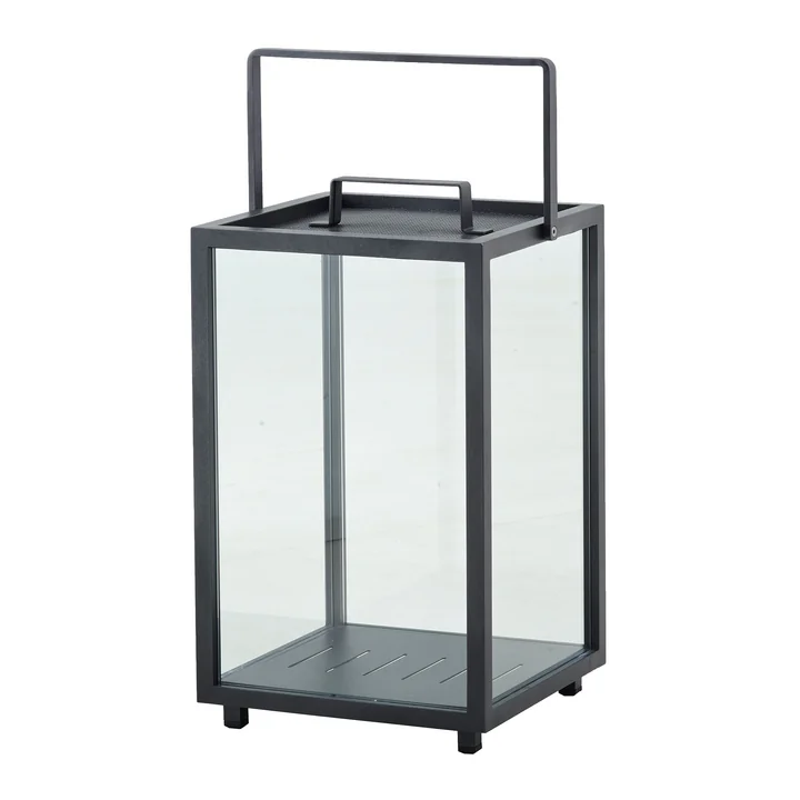 Lighthouse Lantaarn H 54 cm van Cane-line lava-grijs