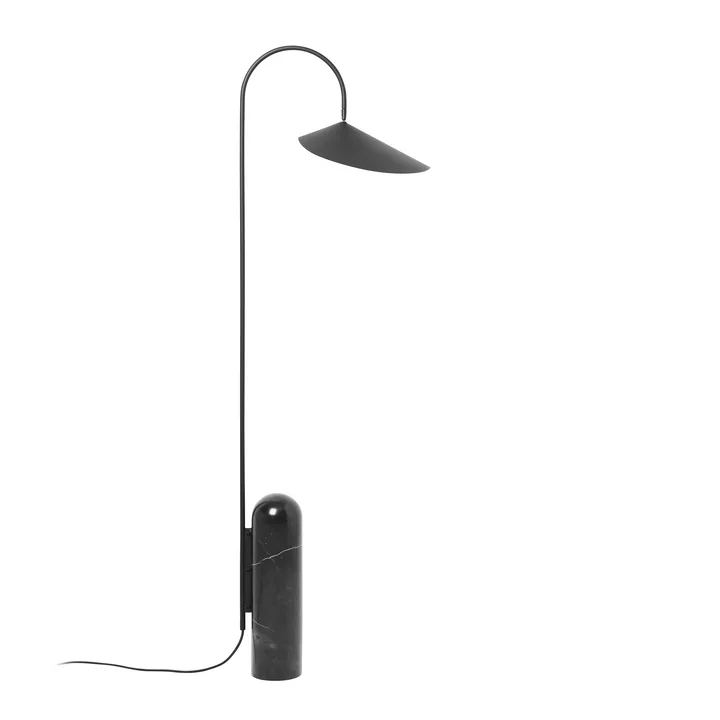 Trommelvloerlamp in zwart door Ferm Living