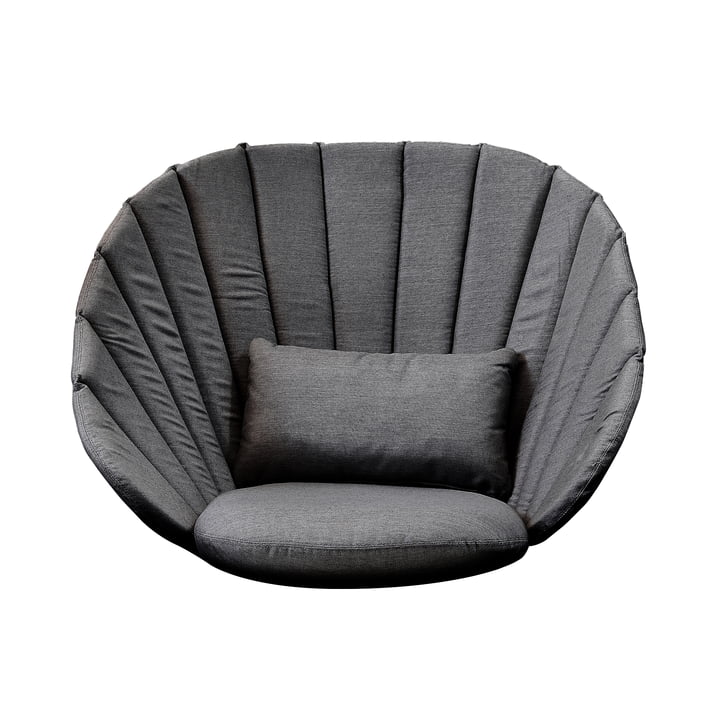 Kussenset (3 stuks) voor loungestoel Peacock van Cane-line in grijs