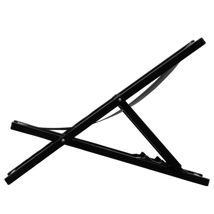 Rimini Ligstoel van Jan Kurtz in zwart