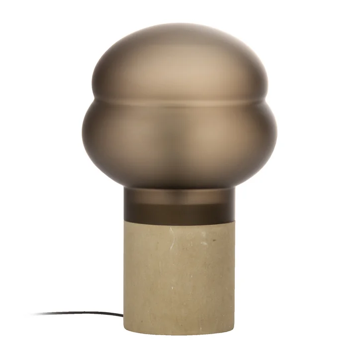 Kumo vloerlamp hoog van Pulpo in rookgrijs / taupe