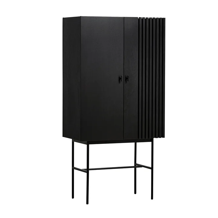 Array Highboard 80 cm in zwart van Woud
