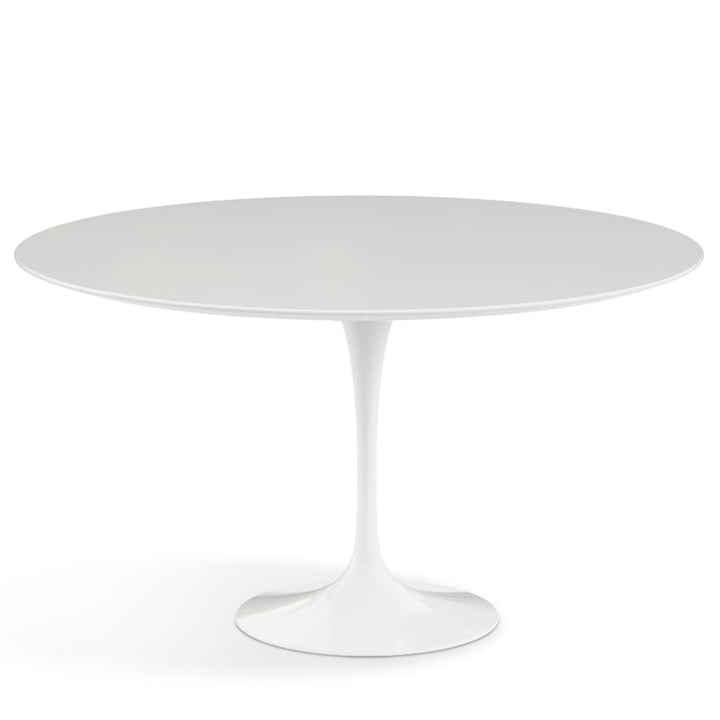 Saarinen Tulip Bistrotafel Ø 137 cm van Knoll in wit