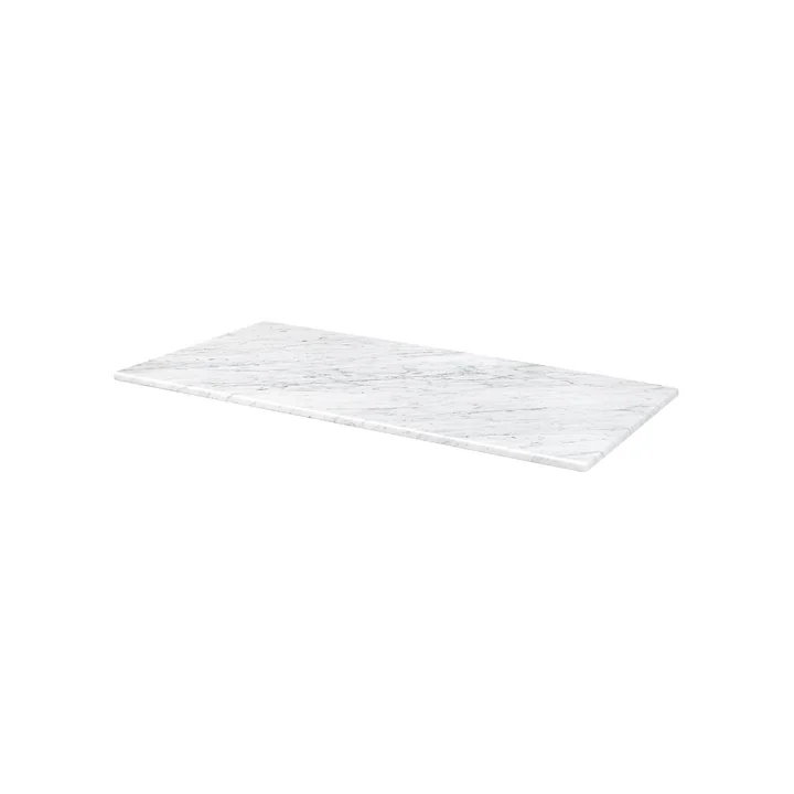 Afdekplaat voor Panton Wire 34,8 x 18,8 cm van Montana in wit marmer