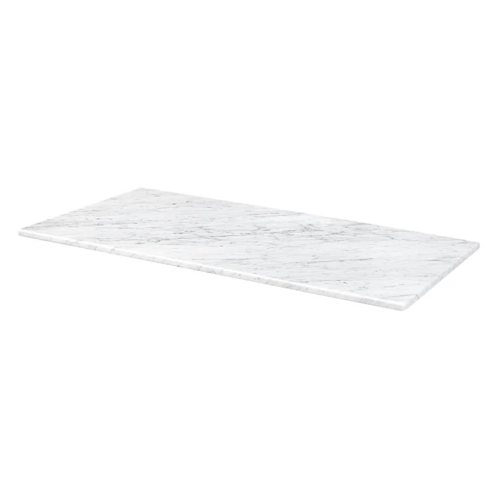 Afdekplaat voor Panton Wire 70,1 x 34,8 cm van Montana in wit marmer