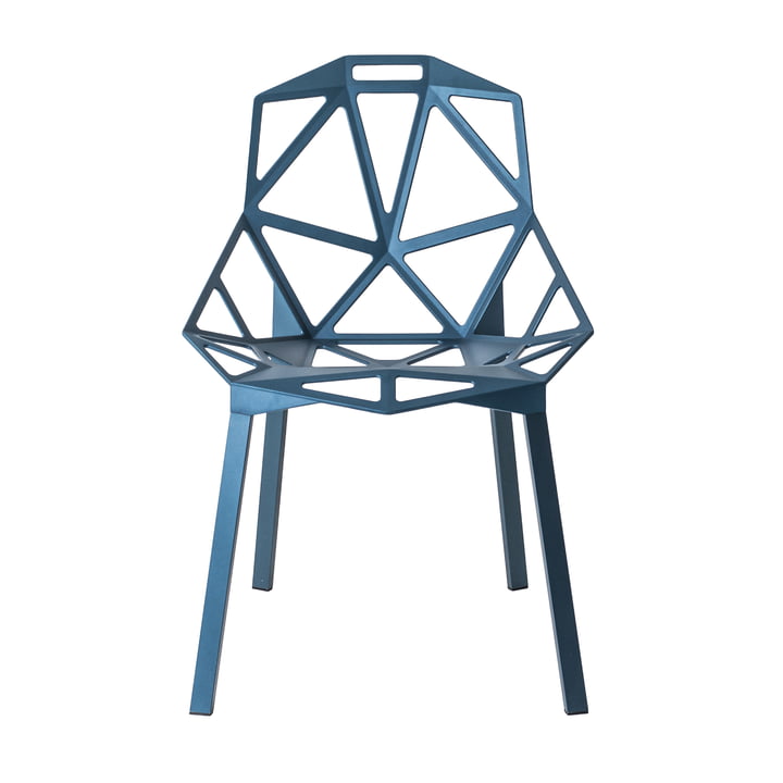 Chair One Stapelstoel van Magis in blauw