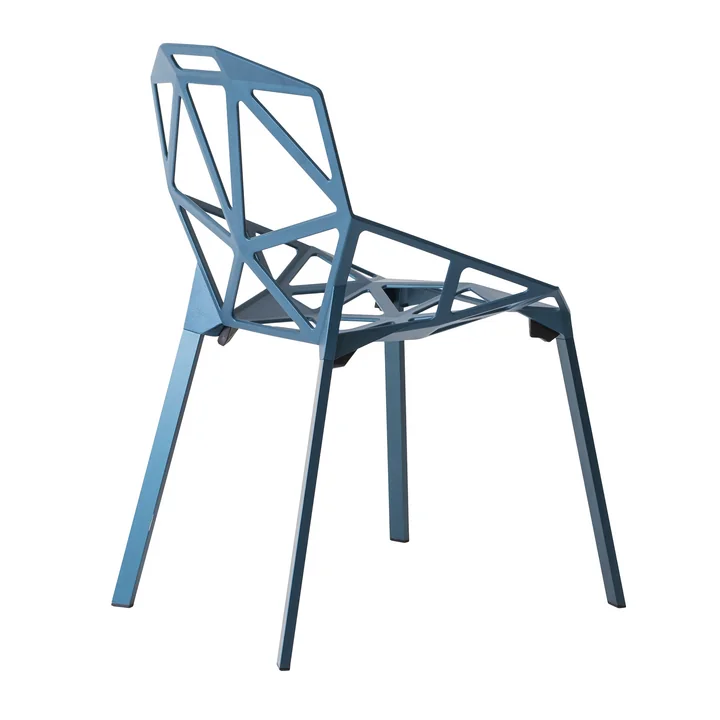 Chair One Stapelstoel van Magis in blauw