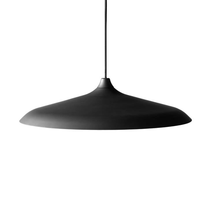 Ronde hanglamp in aluminium zwart van Audo