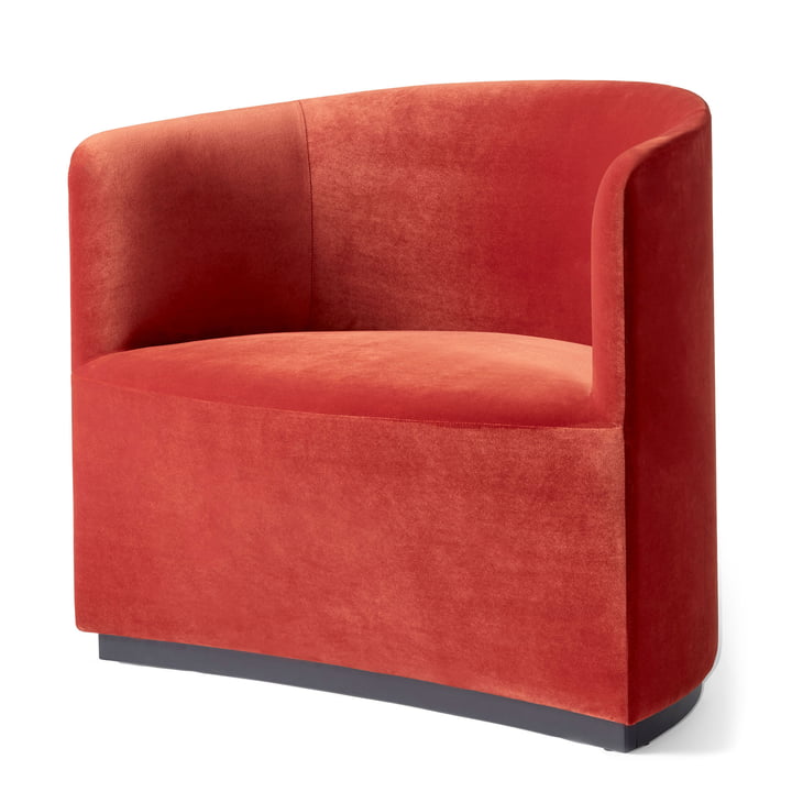 Tearoom Club Chair in fluweel rood (City Velvet CA7832/062) van Audo