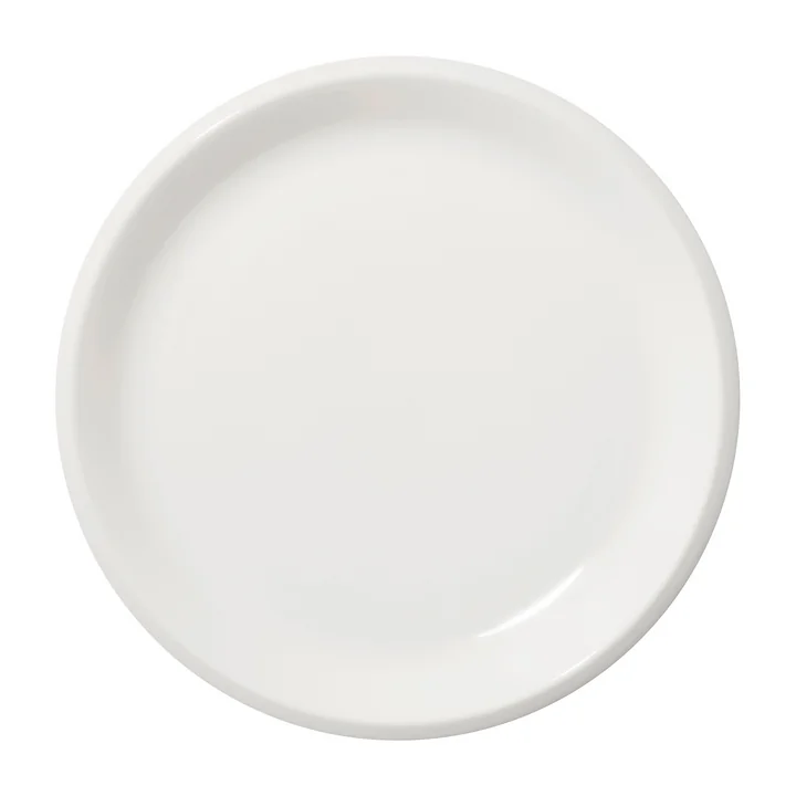 Raami plaat plat Ø 27 cm vanaf Iittala in het wit